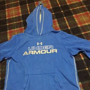 Blue and Gray Under Armour Hoodie